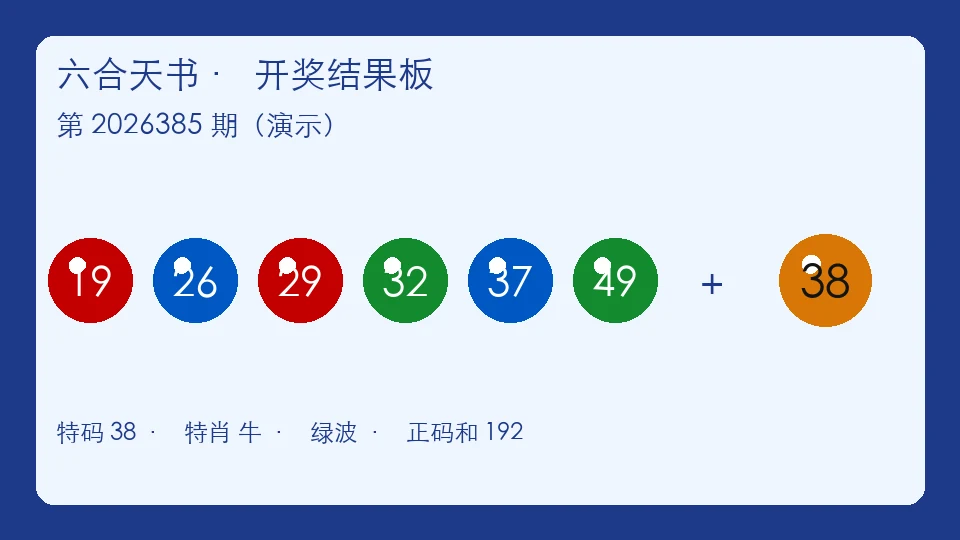 六合天书对照板